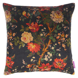 Liberty Lady Kristina Cushion, Parasol Black Velvet